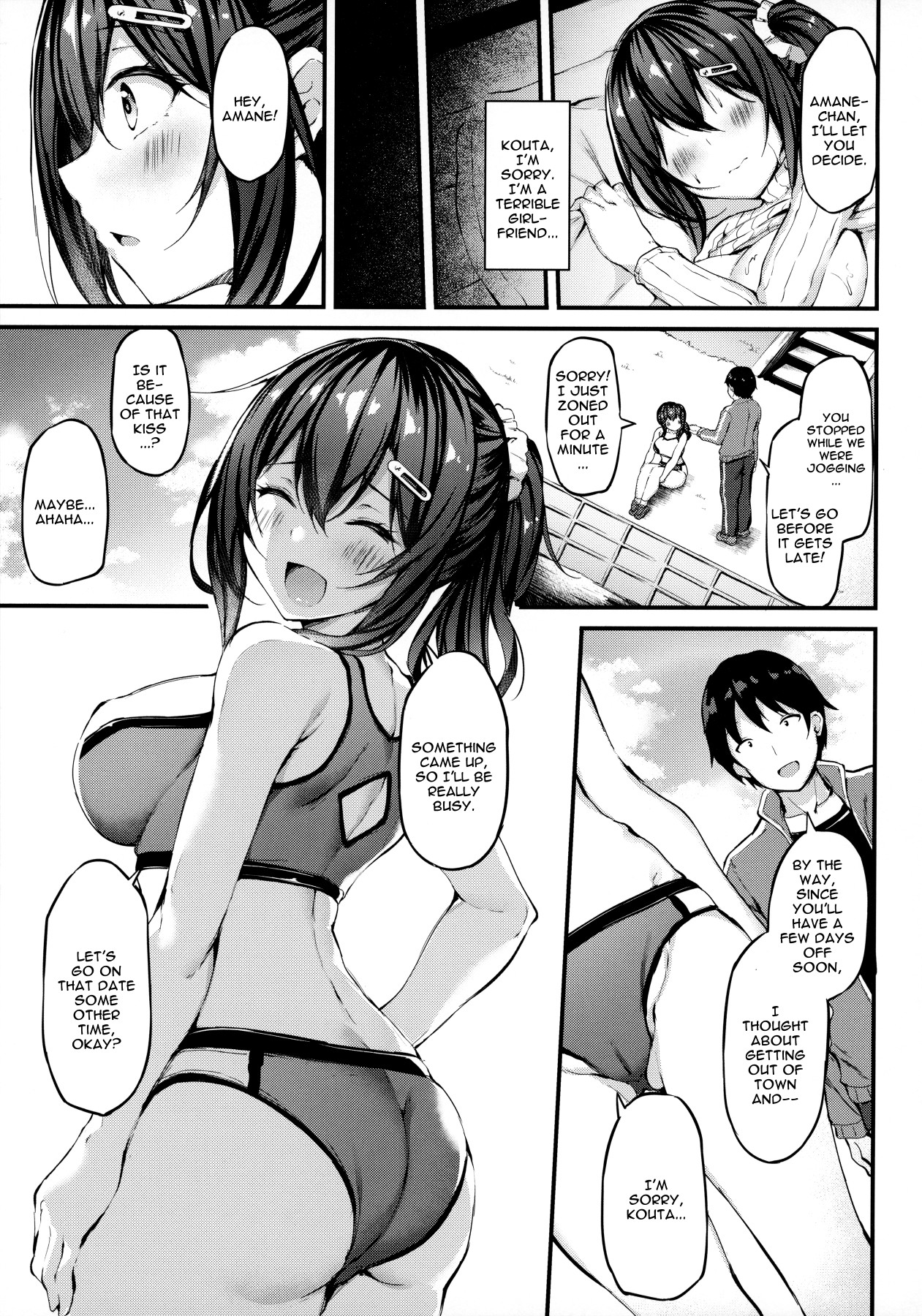 Hentai Manga Comic-The Reason My Girlfriend Wears a Two-Piece Track Uniform - Of Her Own Free Will She's Getting Fucked By A Middle Aged Man-Read-24